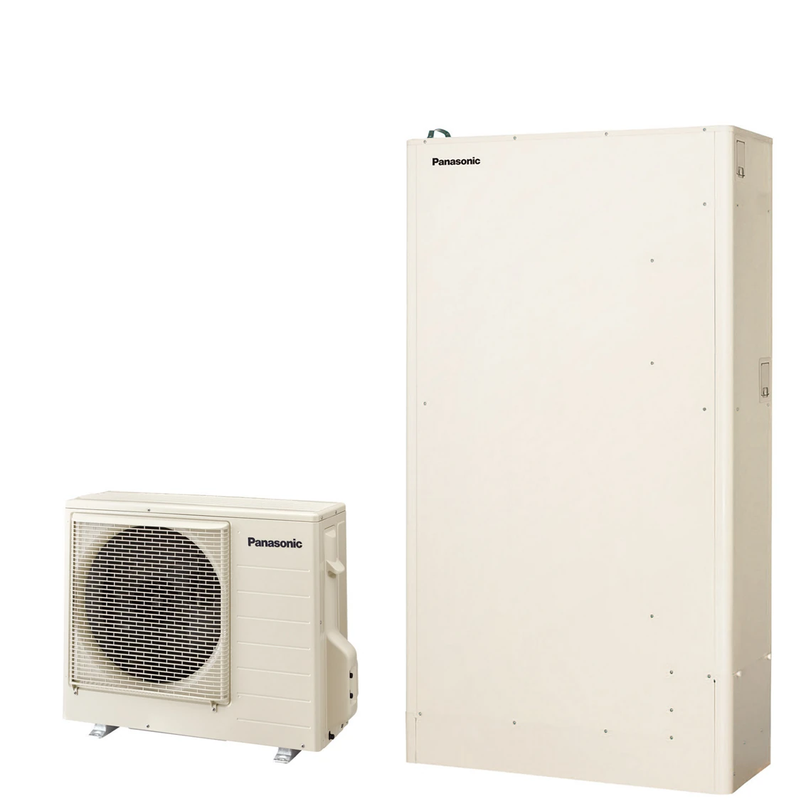 パナソニック HE-H37LQSの貯湯ユニットとヒートポンプユニット（メーカー商品画像）